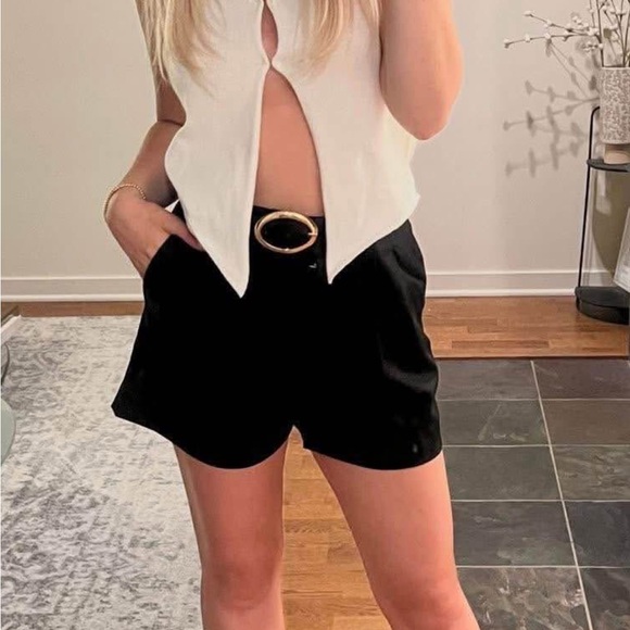 Elegant Black Women's Shorts